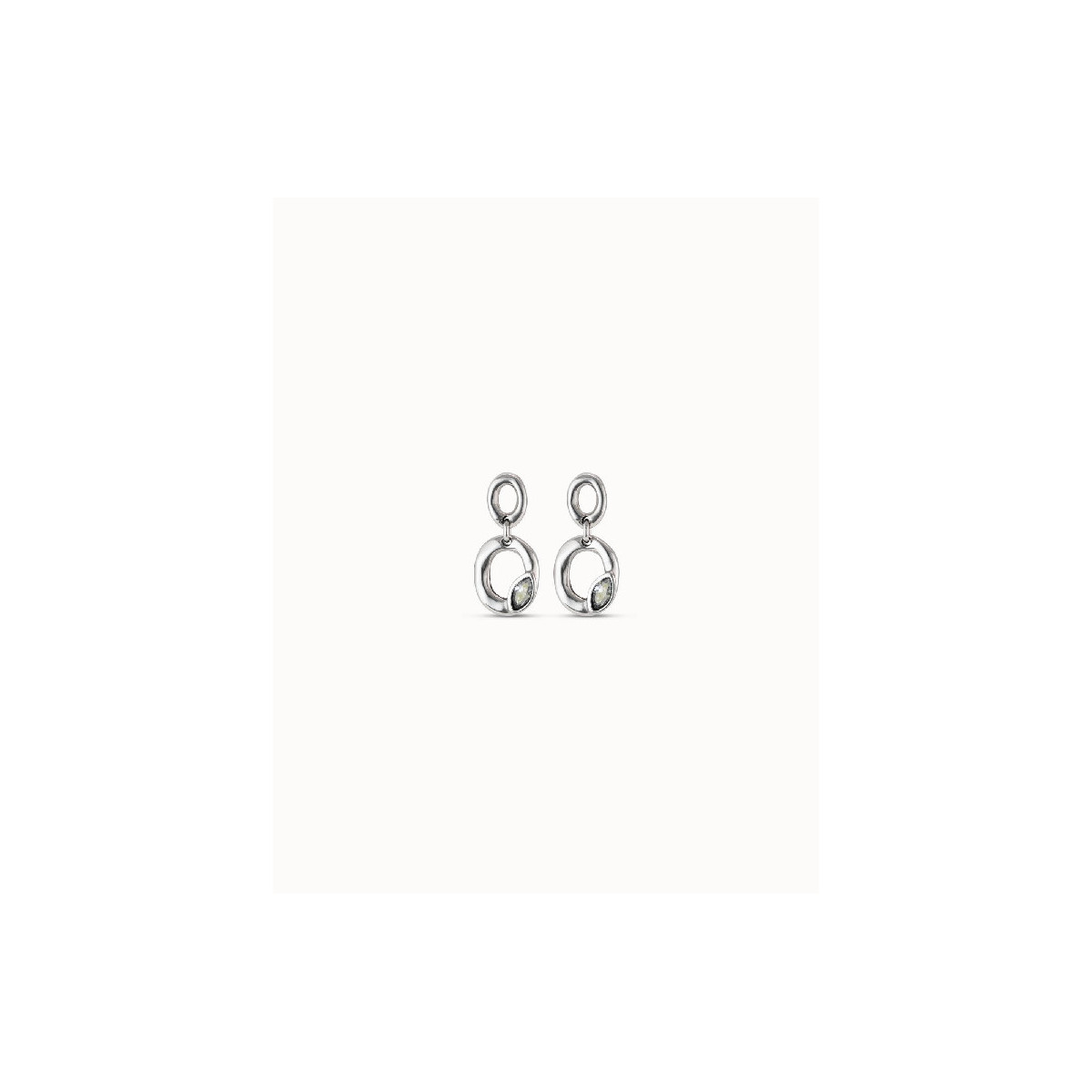 PENDIENTES UNO DE 50 BAÑO PLATA - PEN0898AZUMTL0U