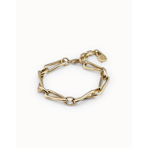 PULSERA UNO DE 50 ESLABON COLOR ORO - PUL2221ORO0000M