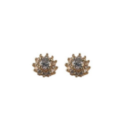 PENDIENTES DE ORO CON DIAMANTES - 050AD1145