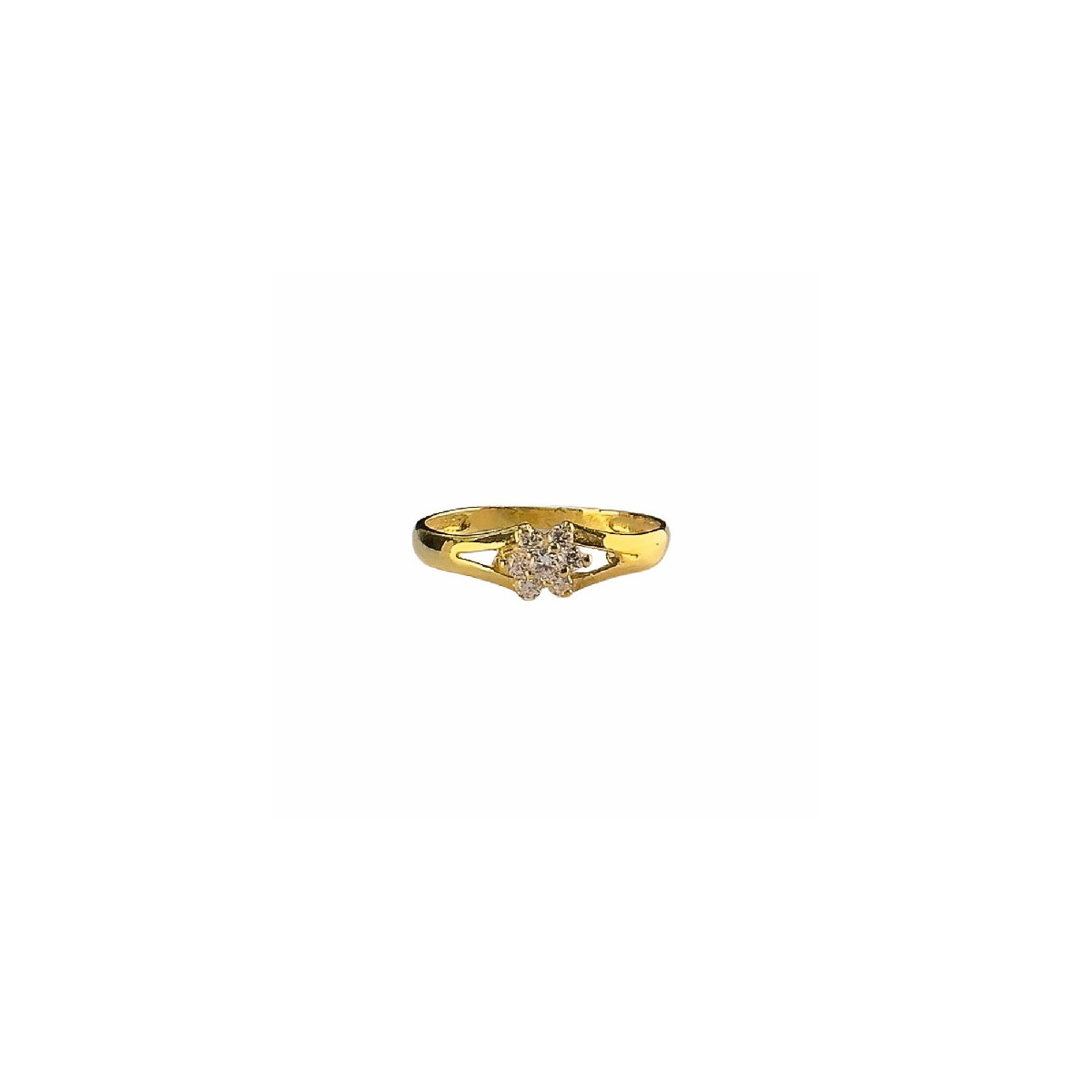 ANILLO COMUNIÓN CLÁSICO DE FLOR - 3833-S