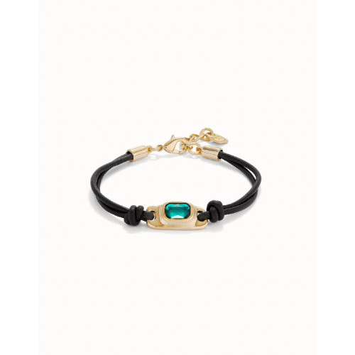 PULSERA UNO DE 50 CRISTAL VERDE GOLD - PUL2480VRDORO0M PULSERA UNO DE 50 CRISTAL VERDE GOLD - PUL2480VRDORO0M