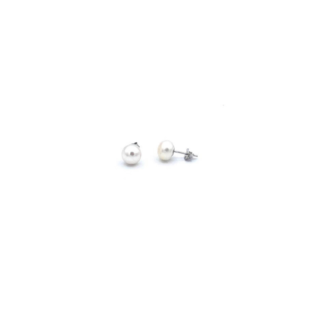PENDIENTES AURA PLATA PERLA 8 MM - PPT03267