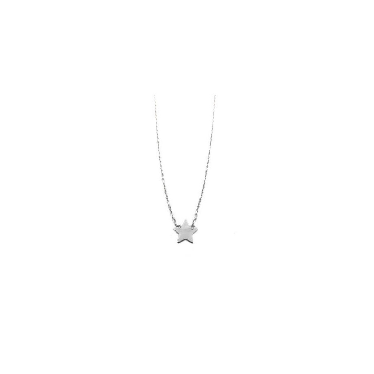 GARGANTILLA AURA PLATA DE ESTRELLA - PG01619