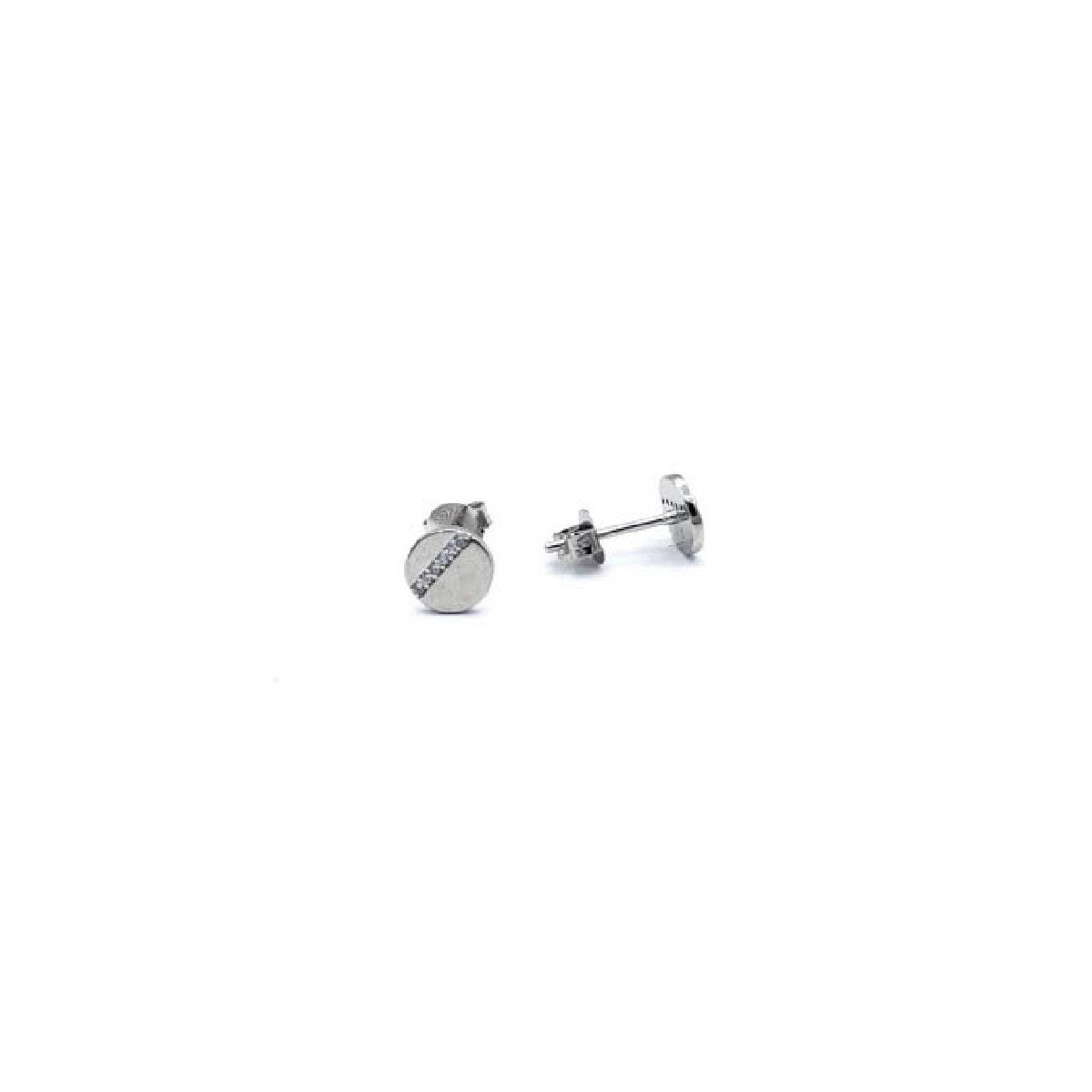 PENDIENTES AURA PLATA CIRCONITAS - PPT 04147