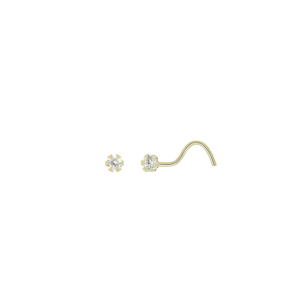 PIERCING NARIZ DE ORO - 8786