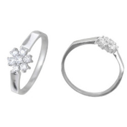 ANILLO COMUNIÓN ROSETÓN BRILLANTITOS - 6497