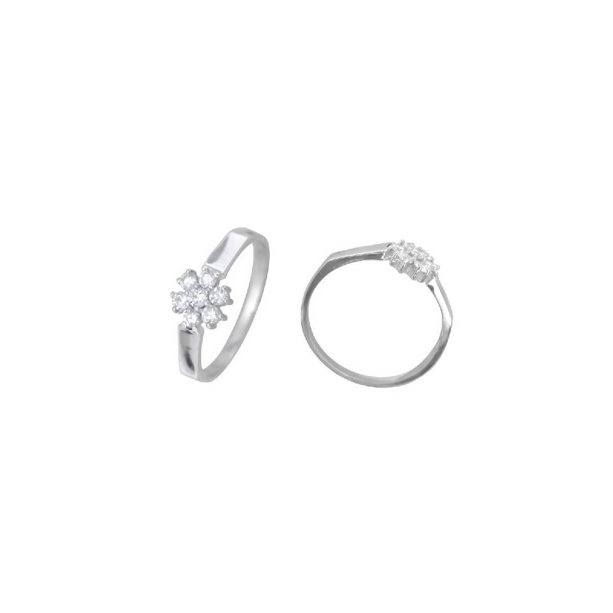 ANILLO COMUNIÓN ROSETÓN BRILLANTITOS - 6497