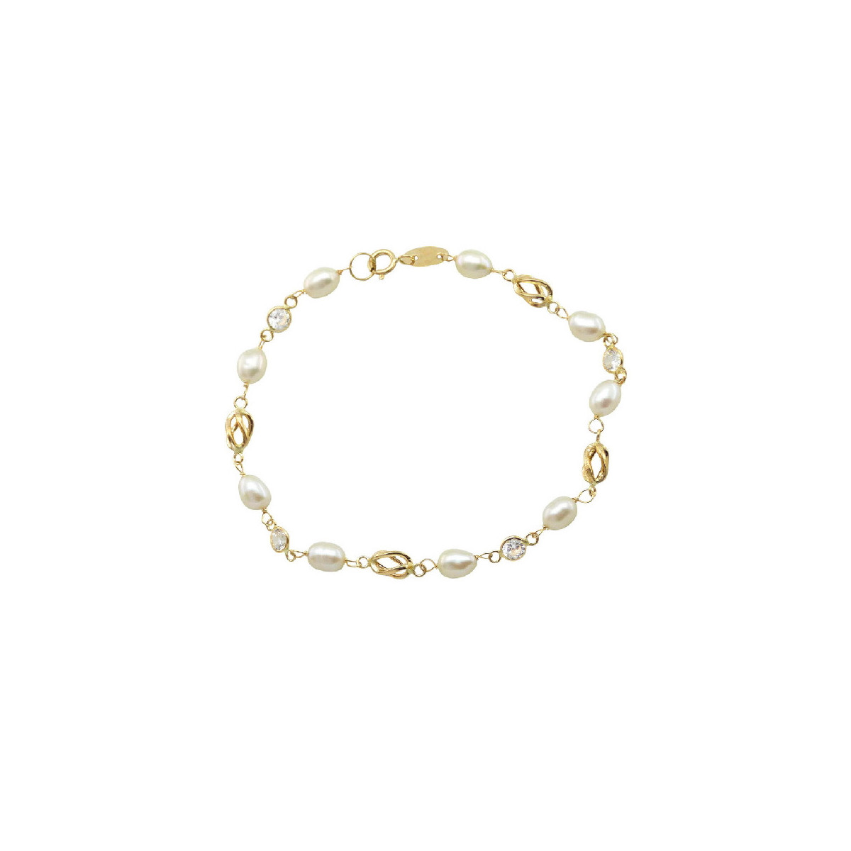 PULSERA DE COMUNIÓN DE PERLAS - 9000/9
