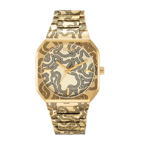 RELOJ TOUS KAOS GRABADO LIT GOLD - 3000140000