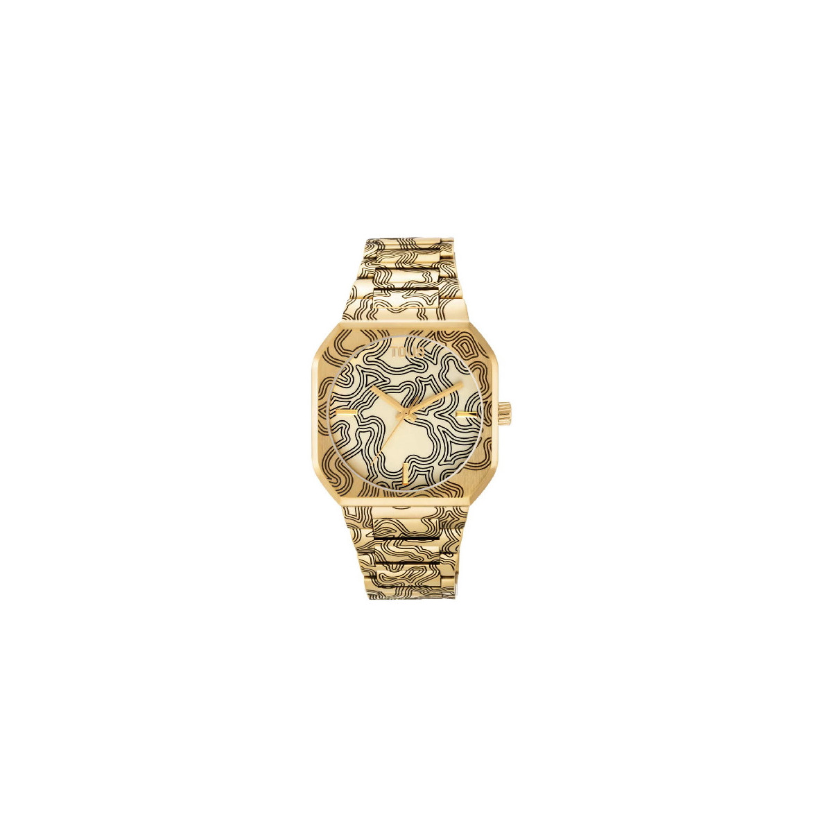 RELOJ TOUS KAOS GRABADO LIT GOLD - 3000140000