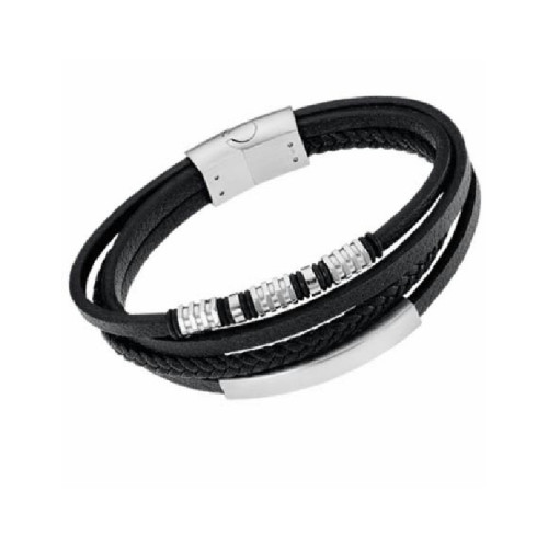 PULSERA LOTUS CUERO DUO - LS2383-2/1