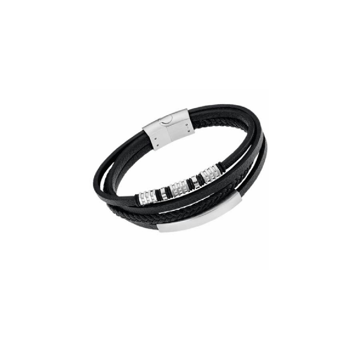 PULSERA LOTUS CUERO DUO - LS2383-2/1