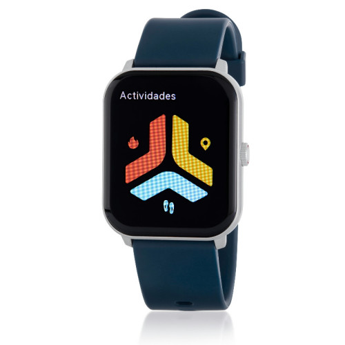 SMARTWATCH MAREA ACTIVIDAD CORREA AZUL PLATA - B59009/2
