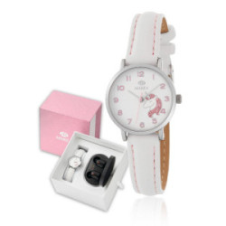 RELOJ MAREA DE COMUNIÓN NIÑA UNICORNIO CON AURICULARES - B41304/1