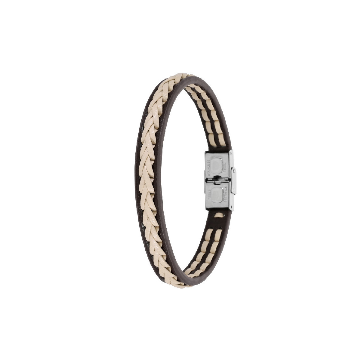 PULSERA MAREA MARRÓN DE PIEL - C00103/326