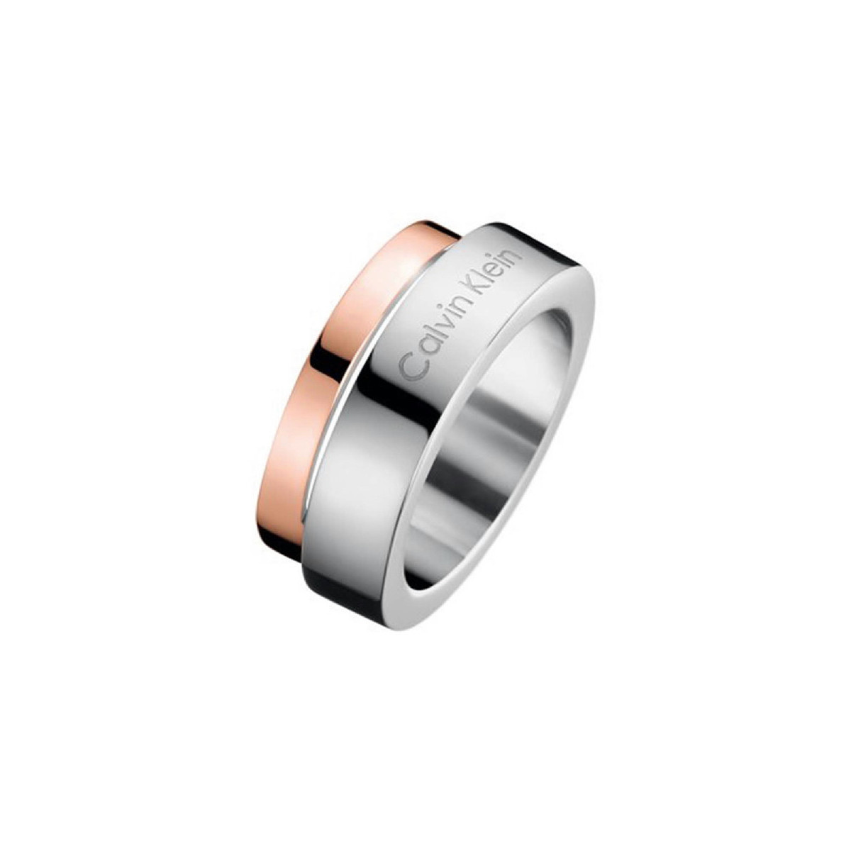 ANILLO CALVIN KLEIN BICOLOR - KJ6APR200107