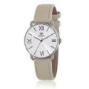 RELOJ MAREA MARRÓN ESFERA BLANCA - B41386/1