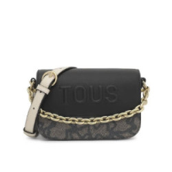 BANDOLERA TOUS ICON NEGRO-BEIGE - 2002200351