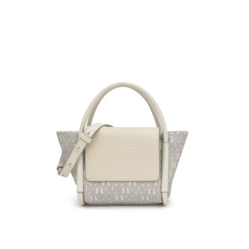 BOLSO CAPAZO SILHOUTTE PEQUEÑO BEIGE - 2002205902