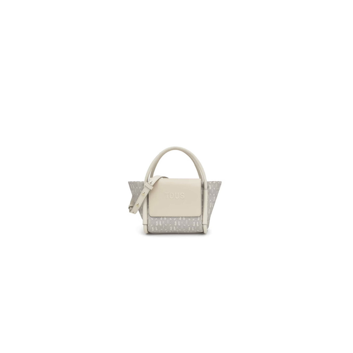 BOLSO CAPAZO SILHOUTTE PEQUEÑO BEIGE - 2002205902