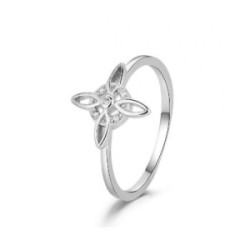 ANILLO PROMOJOYA NUDO DE PLATA - 9123548