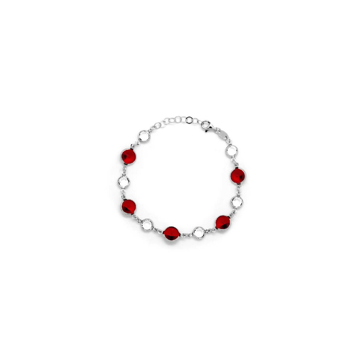 PULSERA VICTORIA CRUZ CRISTALES RED - A0692-23HP