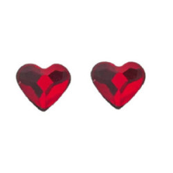 PENDIENTES VICTORIA CRUZ CORAZÓN ROJO - A0997-23HT