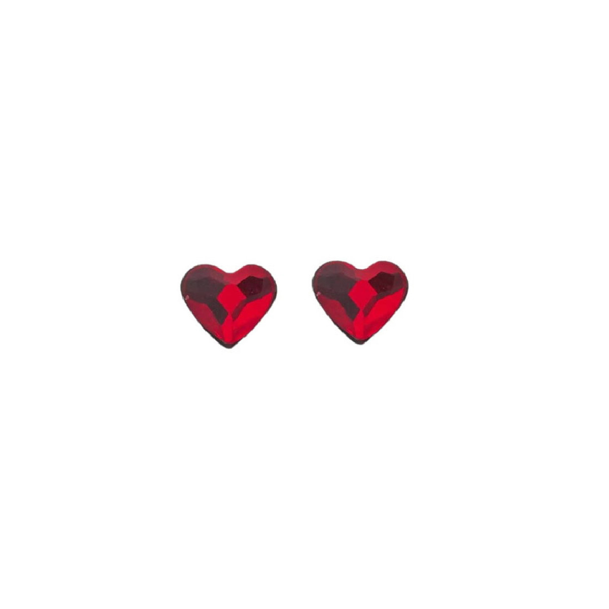PENDIENTES VICTORIA CRUZ CORAZÓN ROJO - A0997-23HT