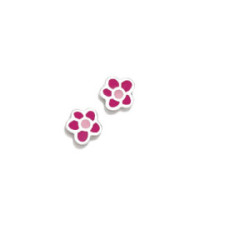 PENDIENTES AGATHA FLOR FUCSIA BEBÉ - 092NBE