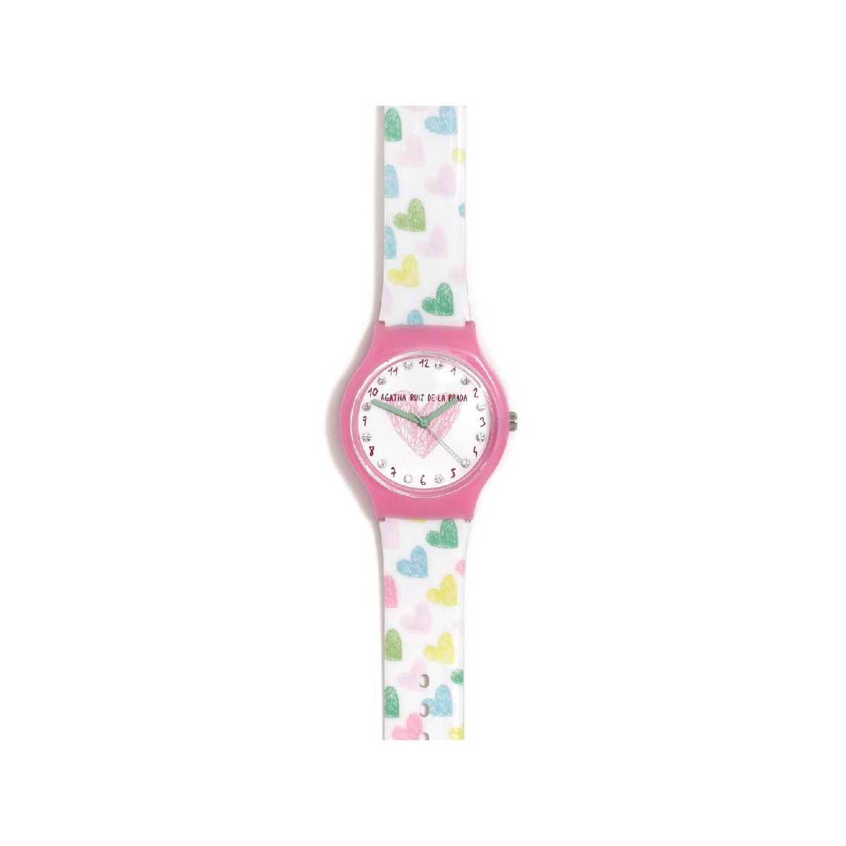 RELOJ AGATHA CORAZONES PASTEL - AGR379