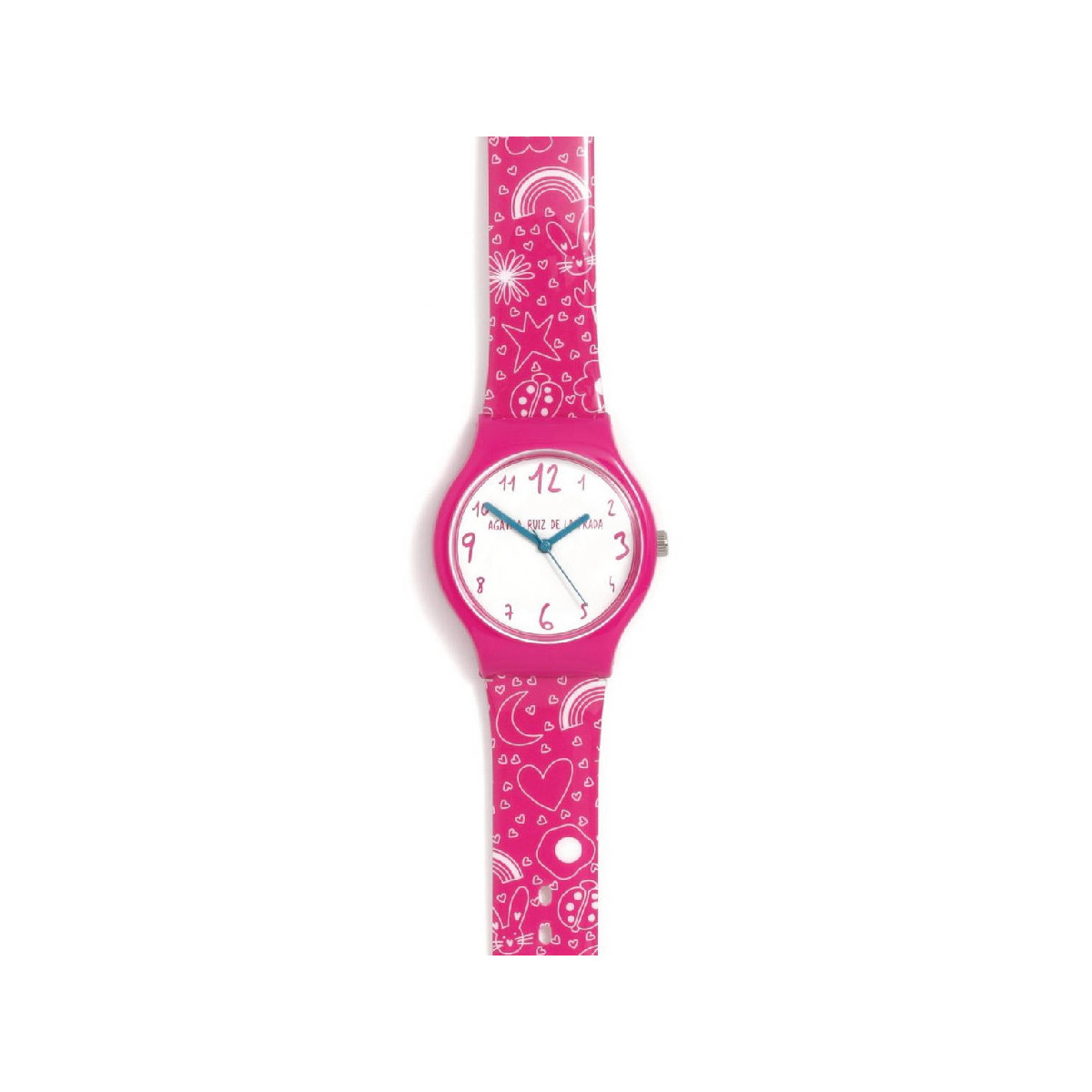RELOJ AGATHA FUCSIA ESTAMPADO - AGR404