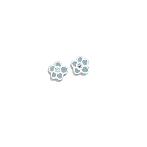 PENDIENTES AGATHA FLOR AZUL - 094NBE