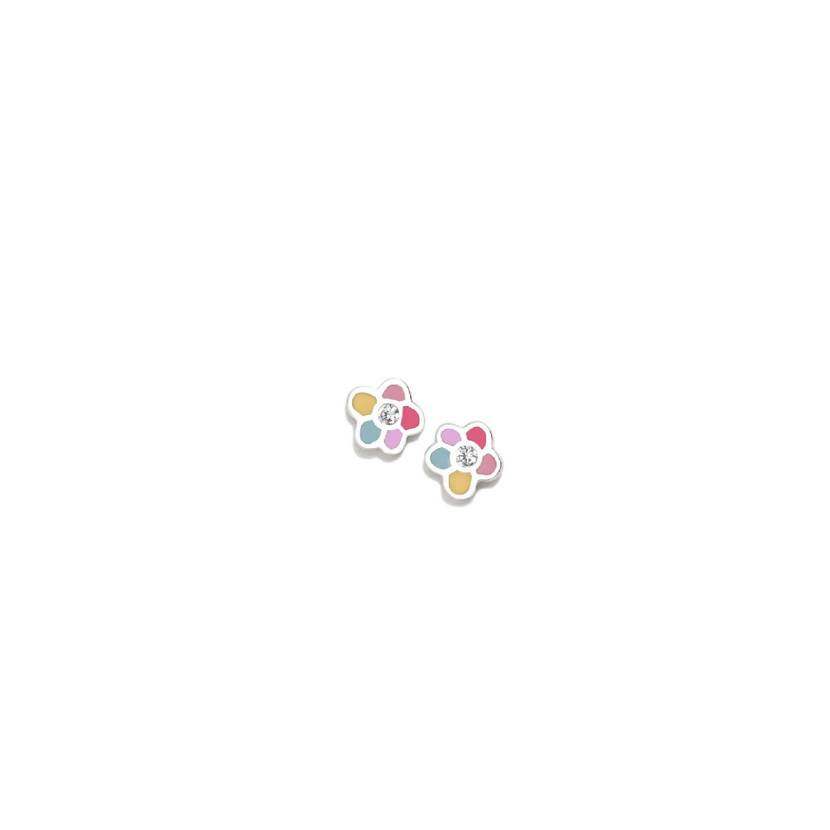 PENDIENTES AGATHA FLOR PASTEL BEBÉ - 093NBE