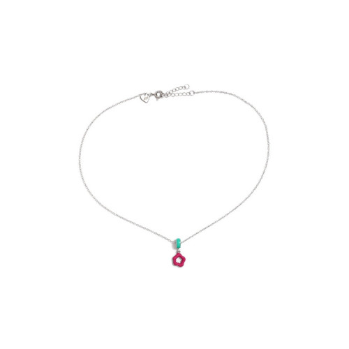 COLGANTE AGATHA DONUT FLOR FUCSIA - 110MON