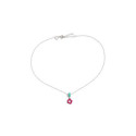 COLGANTE AGATHA DONUT FLOR FUCSIA - 110MON