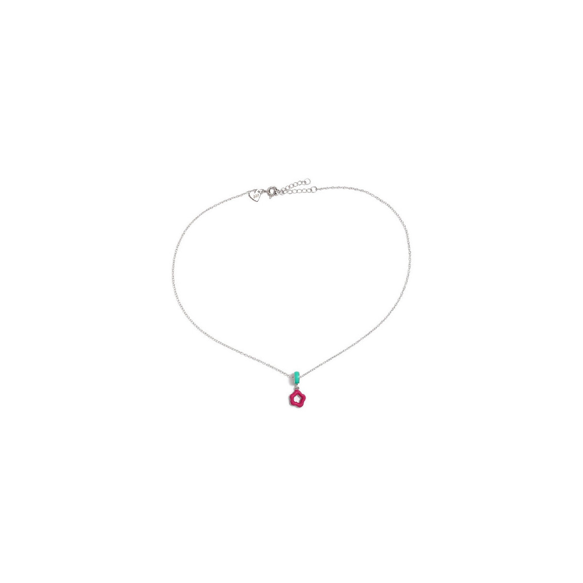 COLGANTE AGATHA DONUT FLOR FUCSIA - 110MON