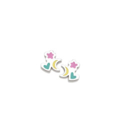 PENDIENTES AGATHA  MINICHARM ROSCA TRIO - 035MCH