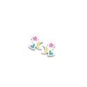 PENDIENTES AGATHA  MINICHARM ROSCA TRIO - 035MCH
