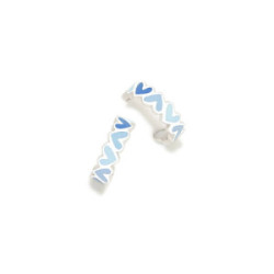 PENDIENTES AGATHA CRIOLLAS DEGRADEE AZULES - 315DEG