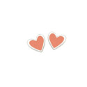 PENDIENTES AGATHA CORAZON CORAL - 015SPA