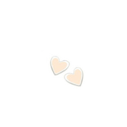 PENDIENTES AGATHA ROSA PASTEL CORAZÓN - 010SPA
