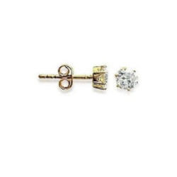 PENDIENTES SURE CIRCONITA 6MM GOLDEN - 9101202153651