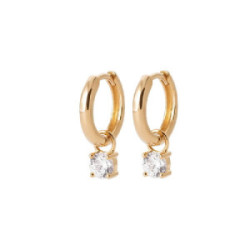 PENDIENTES SURE ARO CUBE GOLDEN - 910126402CH.2