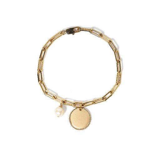 PULSERA SURE VICTORIA PEARLS GOLD - 10067A