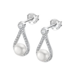PENDIENTES LOTUS SILVER CON PERLA - LP3481-4/1