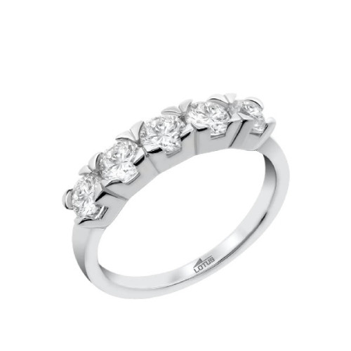 ANILLO LOTUS SILVER CRISTALES - LP3739-3/116