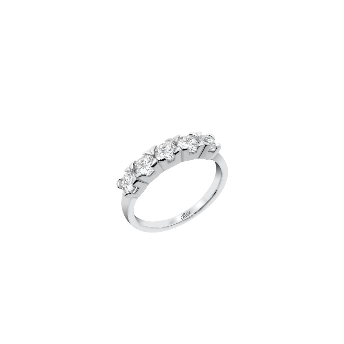 ANILLO LOTUS SILVER CRISTALES - LP3739-3/116
