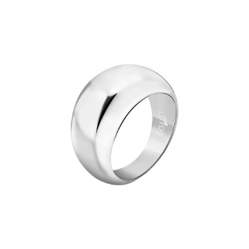 ANILLO LOTUS ASIMÉTRICO SILVER DE ACERO - LS2440-3/114