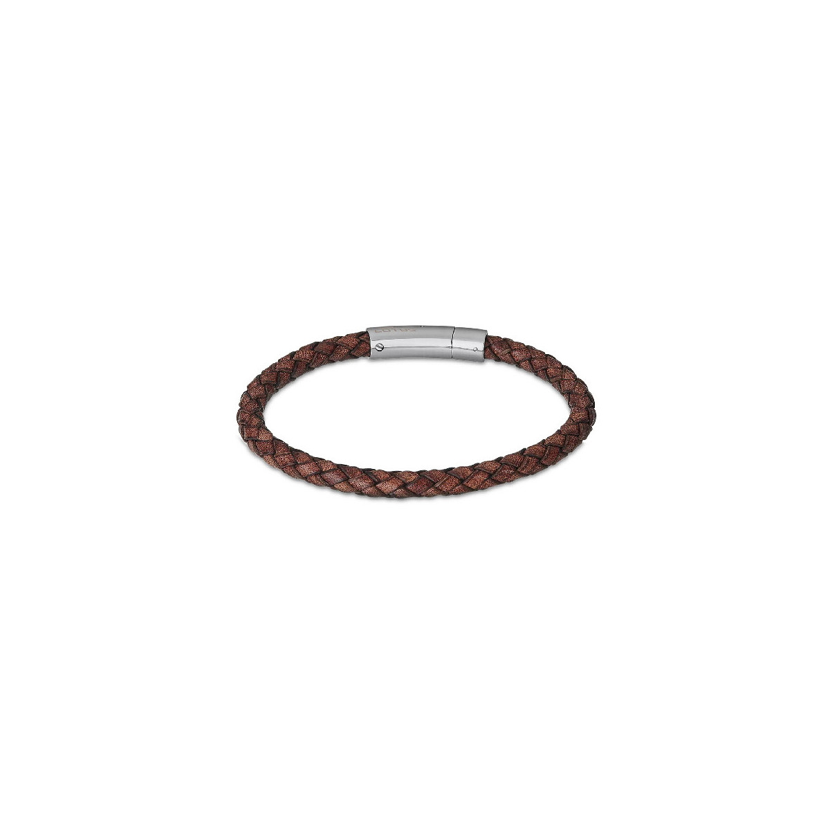 PULSERA LOTUS STYLE CUERO MARRÓN - LS2141-2/3
