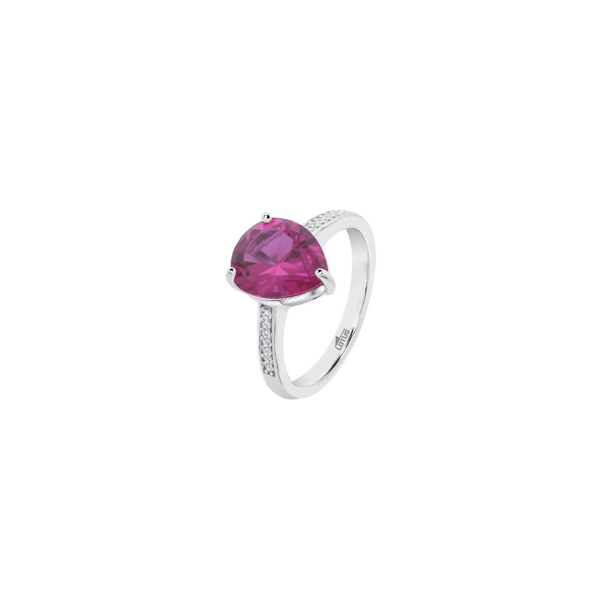 ANILLO LOTUS SILVER PIEDRA ROSA - LP3793-3/216